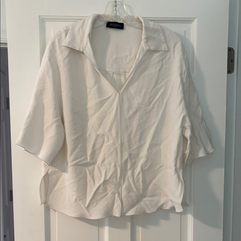 Piazza Sempione white Button Down Shirt.